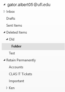 Retaining Deleted Folder 1 Albert