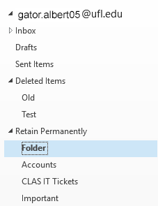 Retaining Deleted Folder 2 Albert