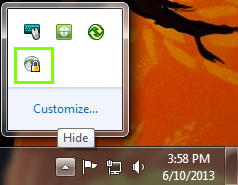 AnyConnect Taskbar Icon