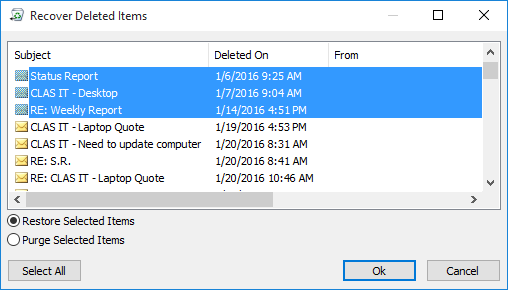 Retaining Deleted Recovering 2
