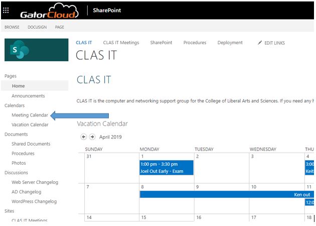 Add Calendar Tutorial - Click on calendar you would like to add